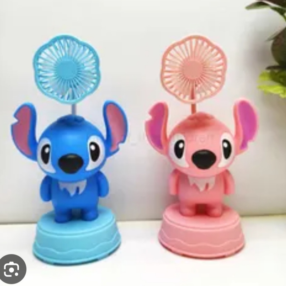 Blue and Pink Kids Toy Fans